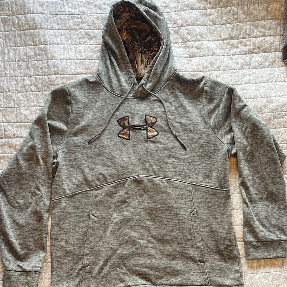Under Armour Hoodie with Camo-Lined Hood